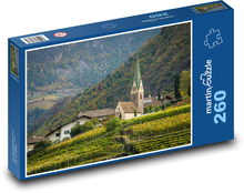 Vinice - podzim, město Puzzle 260 dílků - 41 x 28,7 cm