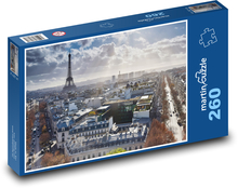 Wieża Eiffla - Francja, Paryż Puzzle 260 elementów - 41x28,7 cm
