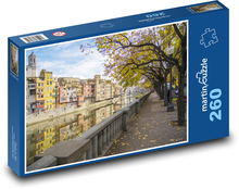 Girona - miasto, Hiszpania Puzzle 260 elementów - 41x28,7 cm