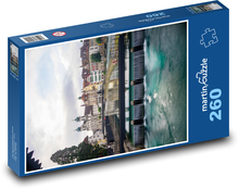 Vodopád - panoráma, mesto Puzzle 260 dielikov - 41 x 28,7 cm 