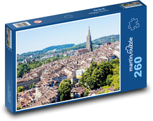 Budovy - město, architektura Puzzle 260 dílků - 41 x 28,7 cm