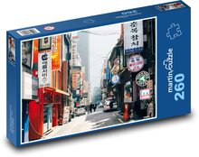 Geschäfte - Bars, Restaurants Puzzle 260 Teile - 41 x28,7 cm