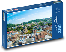 Ukraina - Europa, miasto Puzzle 260 elementów - 41x28,7 cm