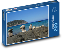 Ibiza - ostrov, moře Puzzle 260 - 41x28,7 cm