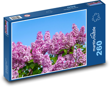 Pink lilac - shrub, flowers Puzzle 260 pieces - 41 x 28.7 cm 