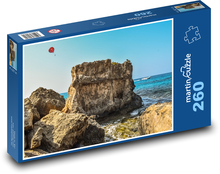 Skála - skalnaté pobřeží, moře Puzzle 260 dílků - 41 x 28,7 cm