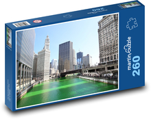 Chicago - rieka, Illinois Puzzle 260 dielikov - 41 x 28,7 cm