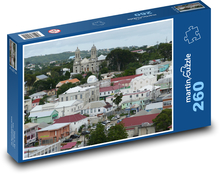 Antigua - karibský ostrov, mesto Puzzle 260 dielikov - 41 x 28,7 cm 