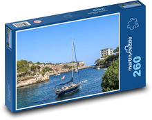 Cala Figuera - Mallorca, Golf Puzzle 260 Teile - 41 x28,7 cm