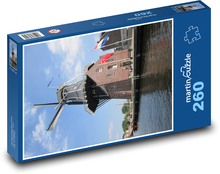 Mill - Netherlands, country Puzzle 260 pieces - 41 x 28.7 cm 
