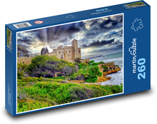 Hrad - ostrov, more Puzzle 260 dielikov - 41 x 28,7 cm 