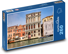 Benátky - Itálie, domy Puzzle 260 - 41x28,7 cm