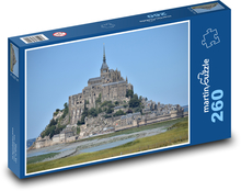 Mont Saint-Michel - Francie, ostrov Puzzle 260 dílků - 41 x 28,7 cm