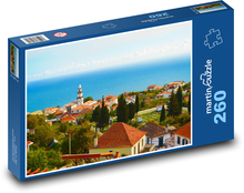 Domy - oceán, moře Puzzle 260 dílků - 41 x 28,7 cm