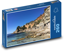 Moře - útes, pobřeží Puzzle 260 dílků - 41 x 28,7 cm