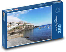 Pobřeží - oceán, město Puzzle 260 dílků - 41 x 28,7 cm