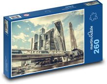 Moskva - mrakodrap, Rusko Puzzle 260 dílků - 41 x 28,7 cm