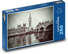 Velká Británie - město, Londýn Puzzle 260 dílků - 41 x 28,7 cm