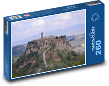 Włochy - miasto średniowieczne, Europa Puzzle 260 elementów - 41x28,7 cm