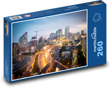 Mesto - cesty, domy Puzzle 260 dielikov - 41 x 28,7 cm 