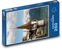 Oberhofen - Zamek, Szwajcaria Puzzle 260 elementów - 41x28,7 cm