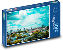 Berlin - Deutschland, Fernsehturm Puzzle 260 Teile - 41 x28,7 cm