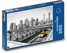 Žltý taxík - New York City Puzzle 260 dielikov - 41 x 28,7 cm 