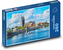 Magdeburk - Sasko-anhaltsko, Německo Puzzle 260 dílků - 41 x 28,7 cm