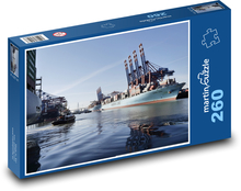 Container - Hamburg, port Puzzle 260 pieces - 41 x 28.7 cm 