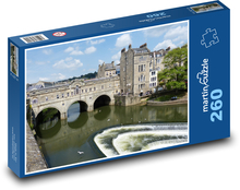 England - bridge, river Puzzle 260 pieces - 41 x 28.7 cm