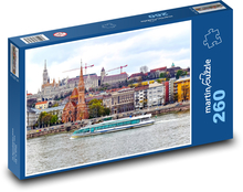Budapešť - Maďarsko, mesto Puzzle 260 dielikov - 41 x 28,7 cm