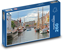 Copenhagen - Denmark City Puzzle 260 pieces - 41 x 28.7 cm 