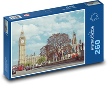 Big Ben - Londýn, parlament Puzzle 260 dielikov - 41 x 28,7 cm 