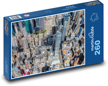 Budovy - mesto, mrakodrapy Puzzle 260 dielikov - 41 x 28,7 cm 