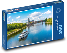 Magdeburg - river, Elbe Puzzle 260 pieces - 41 x 28.7 cm 