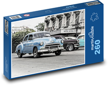 Car - blue, car Puzzle 260 pieces - 41 x 28.7 cm