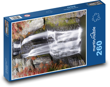 Wasserfall - fließendes Wasser Puzzle 260 Teile - 41 x28,7 cm