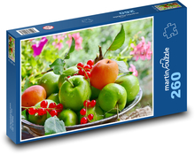 Fruit - apple, apricots Puzzle 260 pieces - 41 x 28.7 cm 