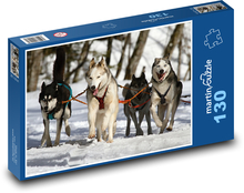 Pľuzgiere zvierajúce sa pri plnej rýchlosti Puzzle 130 dielikov - 28,7 x 20 cm 