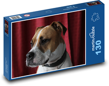 Hunde-Gentleman, Pitbull Puzzle 130 Teile - 28,7x20 cm