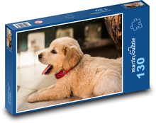 Little treasure, cute retriever puppy Puzzle 130 pieces - 28.7 x 20 cm 