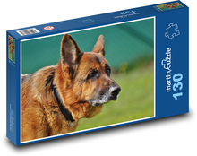 Pies, cichy obrońca Puzzle 130 elementów - 28,7x20 cm