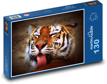 Wewnętrzny spokój tygrysa Puzzle 130 elementów - 28,7x20 cm