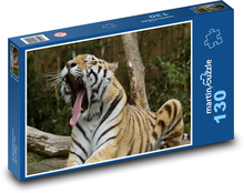 Der Tiger ruht in der Natur Puzzle 130 Teile - 28,7x20 cm