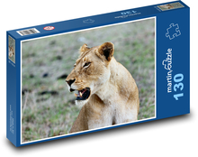 Africká lvice Puzzle 130 dílků - 28,7 x 20 cm