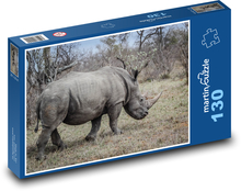 Rhino Puzzle 130 pieces - 28.7 x 20 cm 