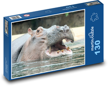 Hippo Puzzle 130 pieces - 28.7 x 20 cm 
