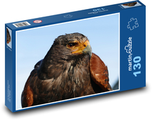 Golden eagle, portrait of a predator Puzzle 130 pieces - 28.7 x 20 cm 