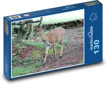 Hirsch, Hirsch mit weißen Streifen Puzzle 130 Teile - 28,7x20 cm