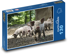 Prasiatka v lese Puzzle 130 dielikov - 28,7 x 20 cm